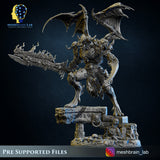 3d Printed Doom Marine Rewarded by the Gods by Meshbrain labs