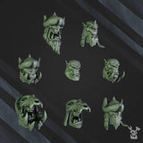 3d Printed Squad of 5 Ork Bigg'uns by DakkaDakka Miniatures