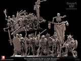 3D printed Skeletal Warriors Regiment by Avatars of War