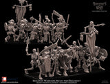 3D printed Skeletal Warriors Regiment by Avatars of War