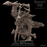 3D printed Savage Orc Warlord by Avatars of War