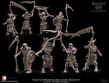 3D printed Skeletal Warriors Regiment by Avatars of War