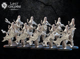 3d Printed Dark Elf Foot Soldiers x10 by Lost Kingdom Miniatures