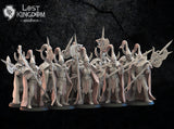 3d Printed Dark Elf Hisu Guard x10 by Lost Kingdom Miniatures