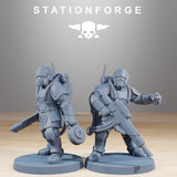 3D Printed Royal Guard Commandos x10 by StationForge Miniatures
