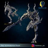 3d Printed Bloodthirsty Daemons x6 by Meshbrain Labs