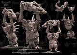 3D printed Swamp Trolls x5 by Avatars of War