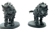 3D Printed Wolves x2 by 3DArtGuy Miniatures