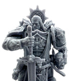 3D Printed Chivalric Knight by 3DArtGuy Miniatures