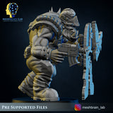 3d Printed Ork Commando Stealth Master by Meshbrain Labs Miniatures