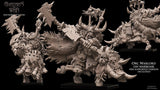 3D Printed Iron Orc Warboss on Warboar by Avatars of War