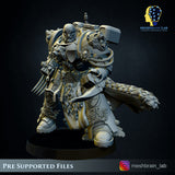 3d Printed Imperial Marine Master of the Order Beasts by Meshbrain Labs