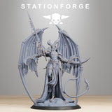 3D Printed Demon Queen by StationForge Miniatures