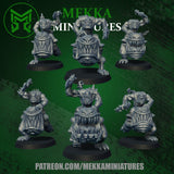 3d Printed Orc Chompa Riders by Mekka Miniatures