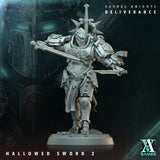 3D Printed Hallowed Sword by Archvillain Games