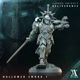 3D Printed Hallowed Sword by Archvillain Games