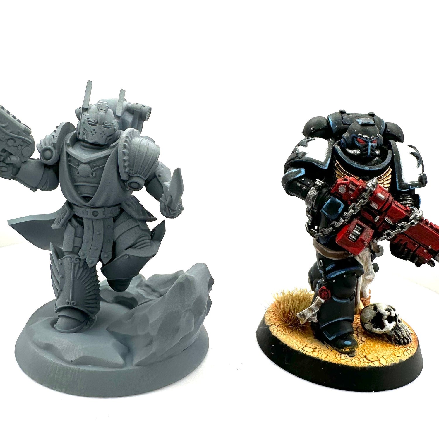 3d Printed Crimson Wings Captain by DakkaDakka Miniatures