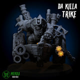 3d Printed Ork Pirate Killa Trike by Mekka Miniatures