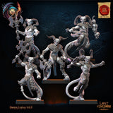 3D Printed Fiend Battle Troupe by Lost Kingdom Miniatures