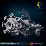 3d Printed Evil Machine Race Ork Car by Meshbrain Labs