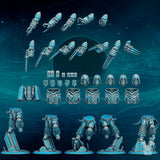 3d Printed Scylla Legion Assault Squad x5 by DakkaDakka Miniatures