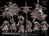 3D Printed Savage Orc Boar Rider Regiment by Avatars of War