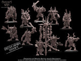 3D Printed Daemons of Wrath Regiment by Avatars of War
