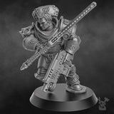3D Printed Captain Caelus by DakkaDakka Miniatures