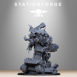 3D Printed Orkaz Grand Nutta v2 by StationForge Miniatures