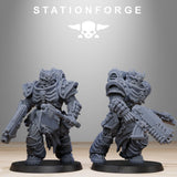 3d Printed Socratis Dragon Knights by Stationforge Miniatures