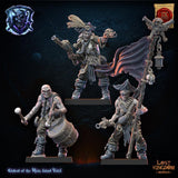 3d Printed Misty Island Abyssal Pirates Command Group by Lost Kingdom Miniatures