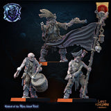3d Printed Misty Island Abyssal Pirates Command Group by Lost Kingdom Miniatures