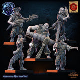 3d Printed Undead Pirate Regiment by Lost Kingdom Miniatures