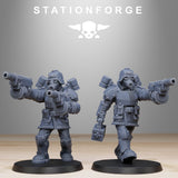 3D Printed GrimGuard Aerotroops by StationForge Miniatures