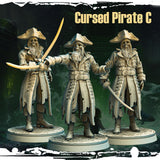 3d Printed Cursed Buccaneers by Monolith Arts