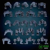 3d Printed Cybork Legs by Mekka Miniatures