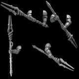 3d Printed Crimson Lords 2 Handed Spear Set  by Greytide Studio