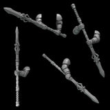 3d Printed Crimson Lords 2 Handed Spear Set  by Greytide Studio