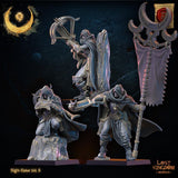 3d Printed Night Elf Arbalest Command Group by Lost Kingdom Miniatures