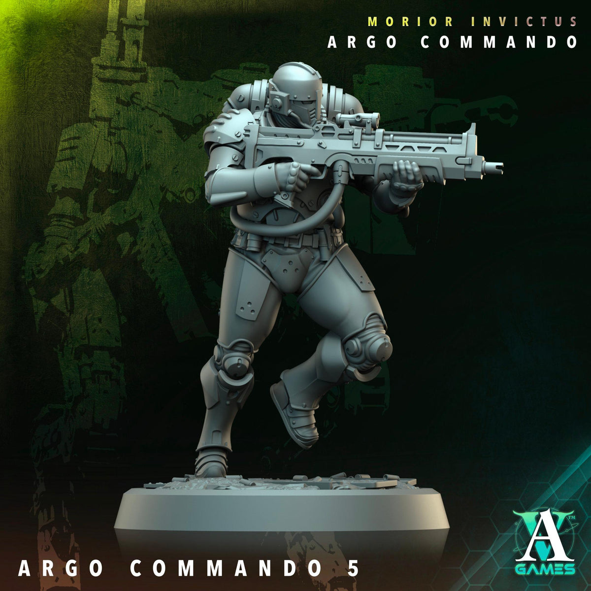 3D Printed Argo Commando by Archvillain Games