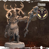 3D Printed Chaos Beast Shaman by Monolith Arts