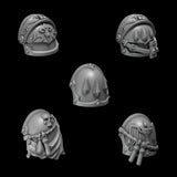 3d Printed Crimson Lords Tactical Shoulderpads #4 x10 by Greytide Studio