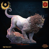 3D Printed Night Elf Lion Beast by Lost Kingdom Miniatures