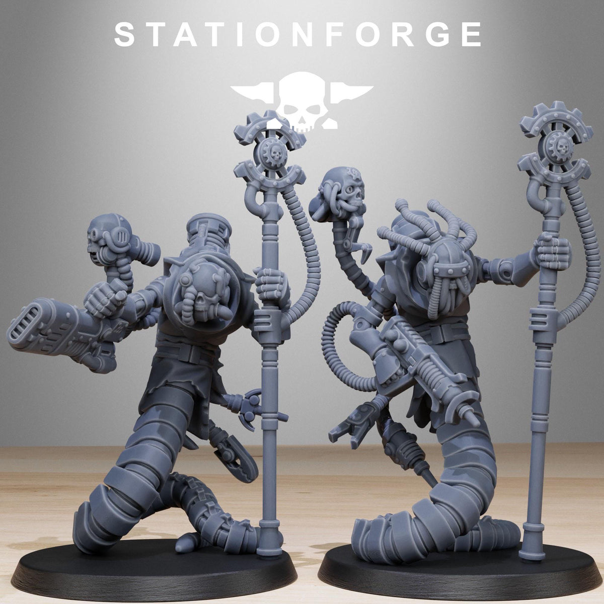 3D Printed Scavenger Serpents by StationForge Miniatures