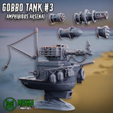 3d Printed Gobbo Tanks by Mekka Miniatures
