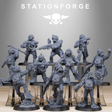 3D Printed GrimGuard Combat Divers by StationForge Miniatures