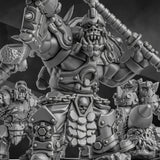 3d Printed Orc Head Crackaz Mob by DakkaDakka Miniatures