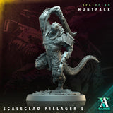 3D Printed Scaleclad Pillagers by Archvillain Games