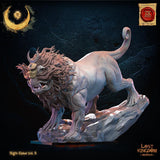 3D Printed Night Elf Lion Beast by Lost Kingdom Miniatures