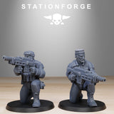 3D Printed GrimGuard Counter Terrorists by StationForge Miniatures